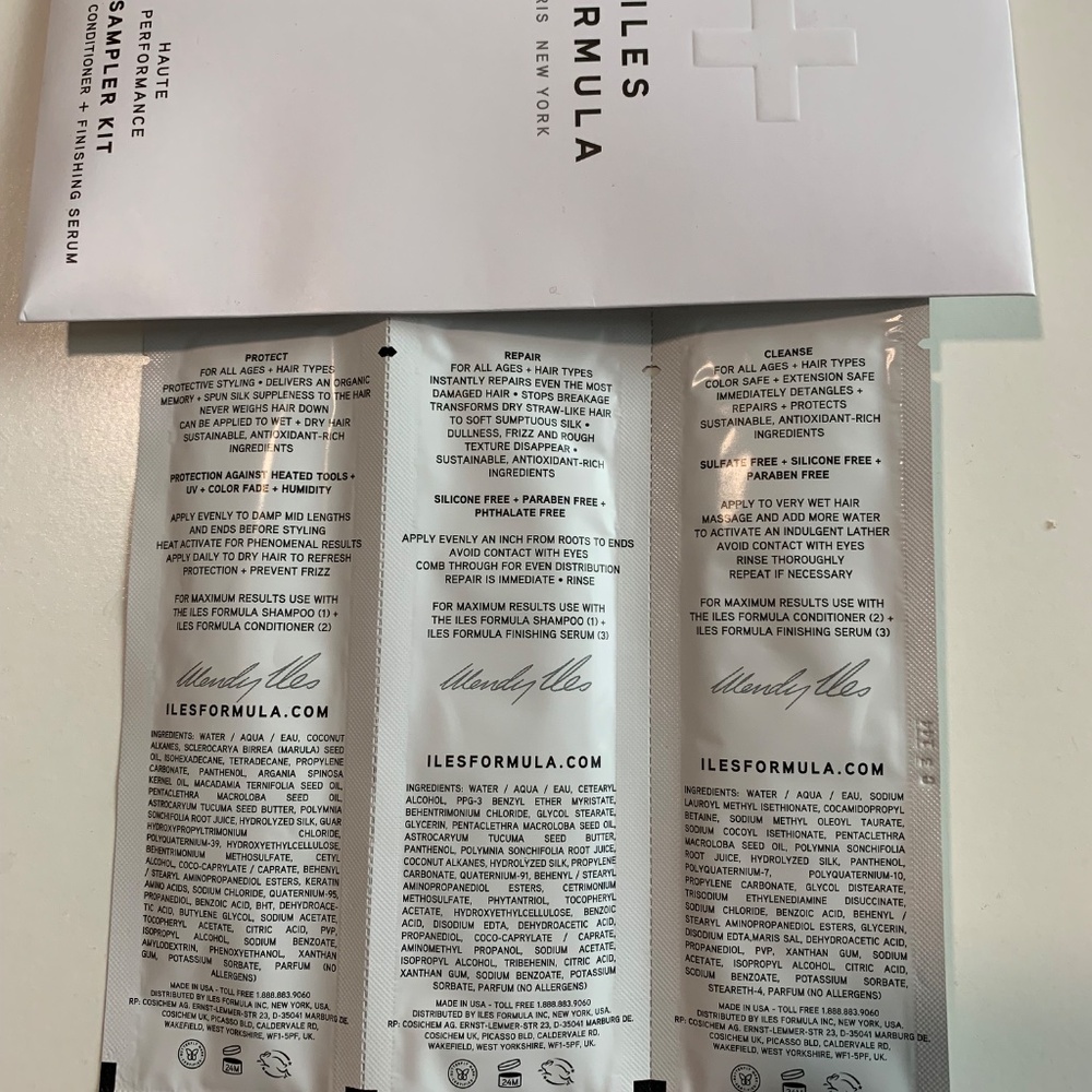 ILES Formula Haute Performance sample kit - Picture 2 of 2